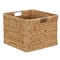 Household Essentials 11" Square Hyacinth Wicker Basket